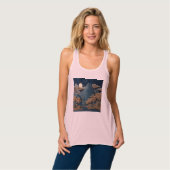Bella+Canvas Flowy Racerback Tank Top (Volledige Voorkant)