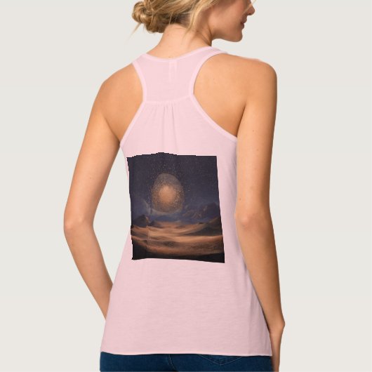 Bella+Canvas Flowy Racerback Tank Top (Achterkant)