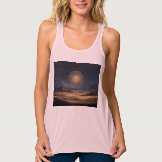 Bella+Canvas Flowy Racerback Tank Top (Voorkant)