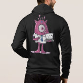 Bella+Canvas Full-Zip Hoodie (Achterkant)