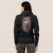  Bella+Canvas Full-Zip Hoodie (Achterkant volledig)