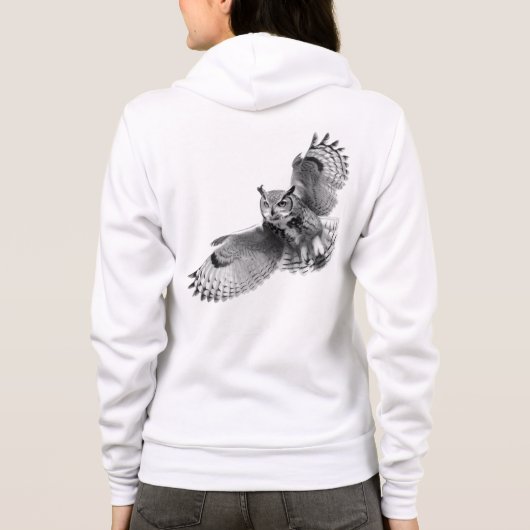 Bella+Canvas Full-Zip Hoodie (Achterkant)