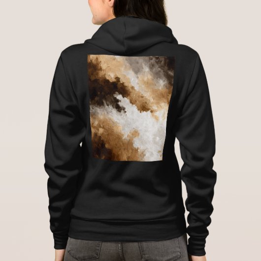 Bella+Canvas Full-Zip Hoodie (Achterkant)