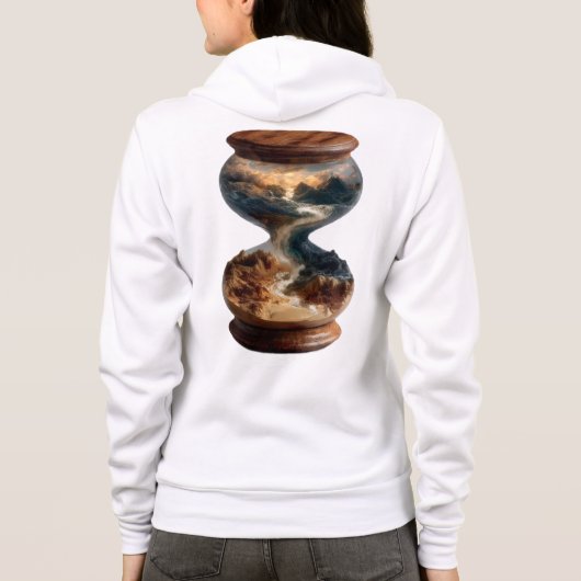 Bella+Canvas Full-Zip Hoodie (Achterkant)