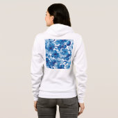 Bella+Canvas Full-Zip Hoodie (Achterkant volledig)