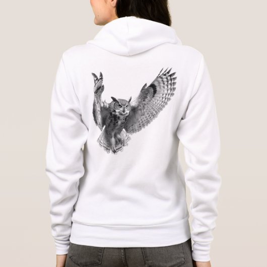 Bella+Canvas Full-Zip Hoodie (Achterkant)