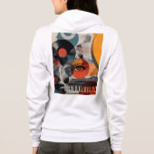 Bella+Canvas Full-Zip Hoodie (Achterkant)