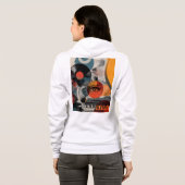 Bella+Canvas Full-Zip Hoodie (Achterkant volledig)