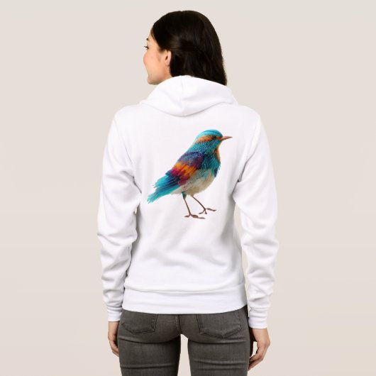 Bella+Canvas Full-Zip Hoodie (Achterkant volledig)