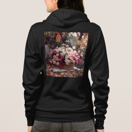 Bella+Canvas Full-Zip Hoodie (Achterkant)