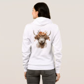 Bella+Canvas Full-Zip Hoodie (Achterkant volledig)