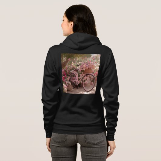 Bella+Canvas Full-Zip Hoodie (Achterkant volledig)