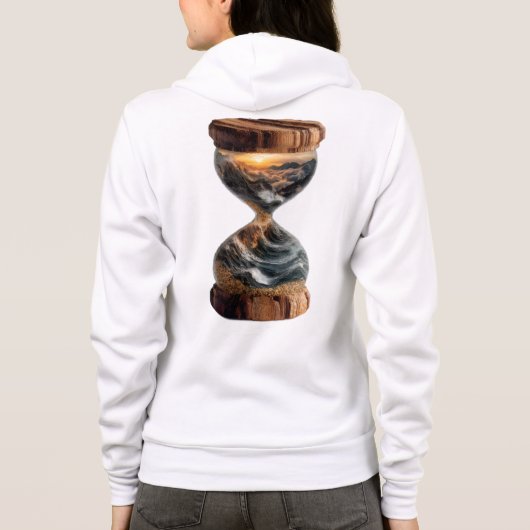 Bella+Canvas Full-Zip Hoodie (Achterkant)