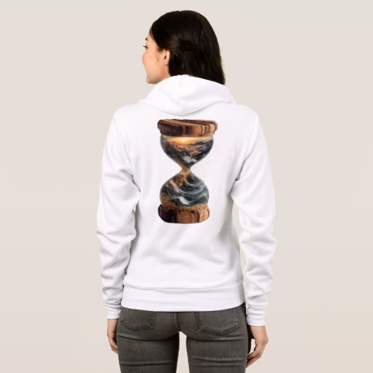 Bella+Canvas Full-Zip Hoodie (Achterkant volledig)