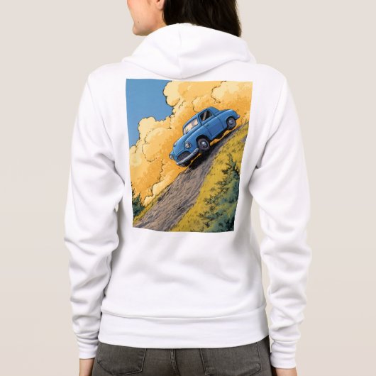 Bella+Canvas Full-Zip Hoodie (Achterkant)