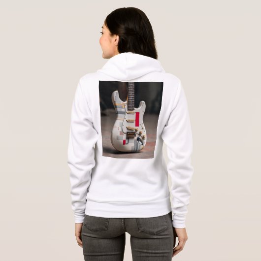 Bella+Canvas Full-Zip Hoodie (Achterkant volledig)