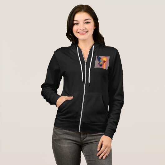 Bella+Canvas Full-Zip Hoodie (Voorkant volledig)