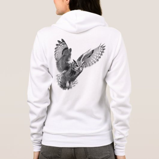 Bella+Canvas Full-Zip Hoodie (Achterkant)