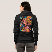 Bella+Canvas Full-Zip Hoodie (Achterkant volledig)