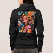Bella+Canvas Full-Zip Hoodie (Achterkant)