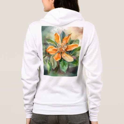 Bella+Canvas Full-Zip Hoodie (Achterkant)