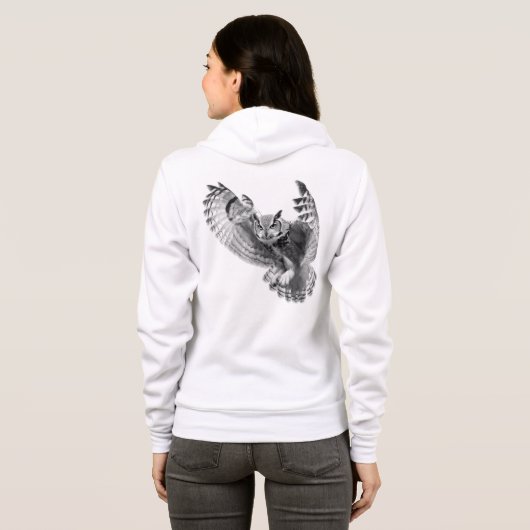 Bella+Canvas Full-Zip Hoodie (Achterkant volledig)