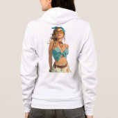 Bella+Canvas Full-Zip Hoodie (Achterkant)