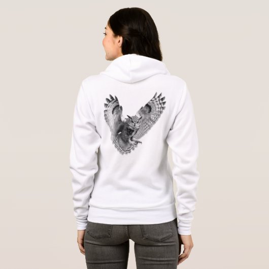 Bella+Canvas Full-Zip Hoodie (Achterkant volledig)