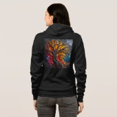 Bella+Canvas Full-Zip Sweatshirts met artwork 10 Hoodie (Achterkant volledig)