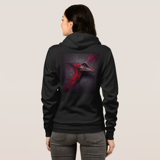 Bella+Canvas Full-Zip Sweatshirts met artwork 12 Hoodie (Achterkant volledig)