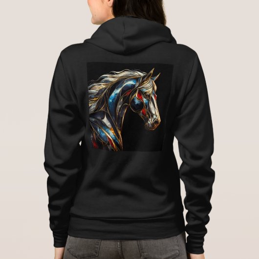 Bella+Canvas Full-Zip Sweatshirts met artwork 13 Hoodie (Achterkant)