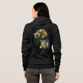Bella+Canvas Full-Zip Sweatshirts met artwork 16 Hoodie (Achterkant volledig)