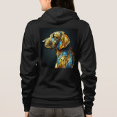 Bella+Canvas Full-Zip Sweatshirts met artwork 16 Hoodie (Achterkant)
