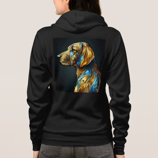Bella+Canvas Full-Zip Sweatshirts met artwork 16 Hoodie (Achterkant)