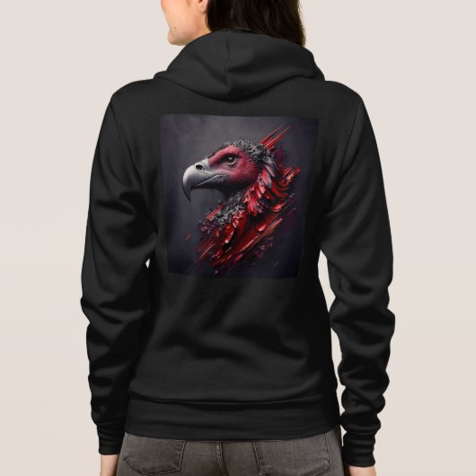 Bella+Canvas Full-Zip Sweatshirts met artwork 17 Hoodie (Achterkant)