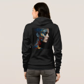 Bella+Canvas Full-Zip Sweatshirts met artwork 1 Hoodie (Achterkant volledig)