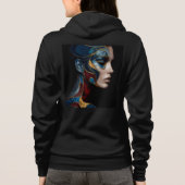 Bella+Canvas Full-Zip Sweatshirts met artwork 1 Hoodie (Achterkant)