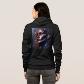 Bella+Canvas Full-Zip Sweatshirts met artwork 3 Hoodie (Achterkant volledig)
