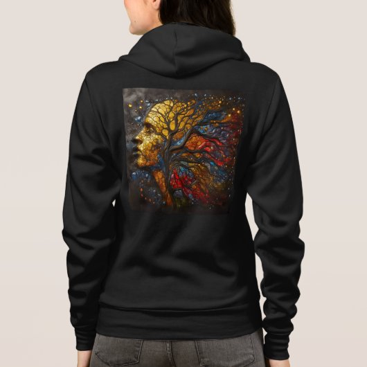 Bella+Canvas Full-Zip Sweatshirts met artwork 5 Hoodie (Achterkant)