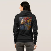 Bella+Canvas Full-Zip Sweatshirts met artwork 6 Hoodie (Achterkant volledig)