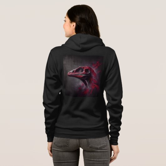 Bella+Canvas Full-Zip Sweatshirts met artwork 7 Hoodie (Achterkant volledig)