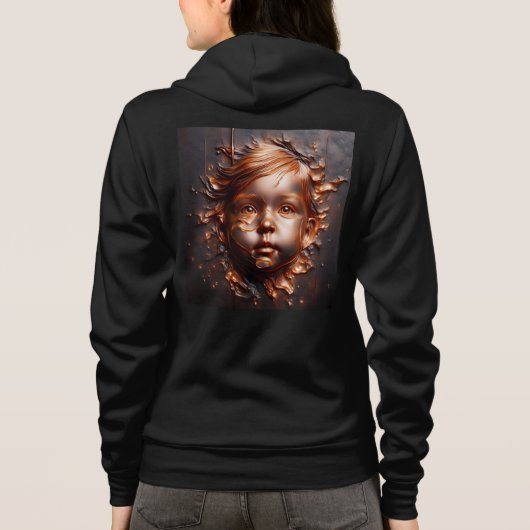 Bella+Canvas Full-Zip Sweatshirts met artwork 8 Hoodie (Achterkant)