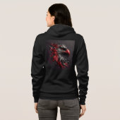 Bella+Canvas Full-Zip Sweatshirts met artwork 9 Hoodie (Achterkant volledig)