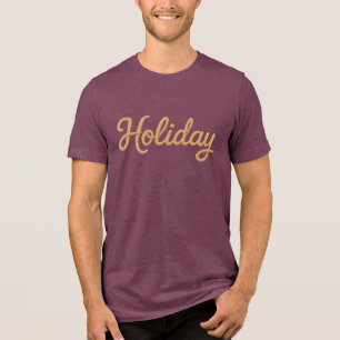 Bella+Canvas Heren Tri-blend T-shirt, Wit, Volwass Shirt