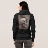 Bella+Canvas Hoodie met volledige ritssluiting (Achterkant volledig)