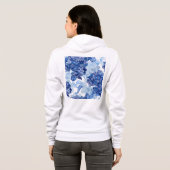 Bella+Canvas Hoodie met volledige ritssluiting (Achterkant volledig)