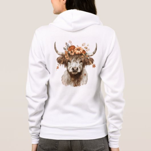 Bella+Canvas Hoodie met volledige ritssluiting (Achterkant)