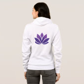 Bella+Canvas Hoodie met volledige ritssluiting (Achterkant volledig)
