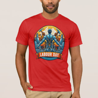 Bella + Canvas Jersey Dag van de Arbeid Design T-shirt