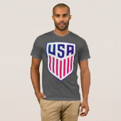 Bella+Canvas Jersey Korte Mouw USA T-shirt (Voorkant volledig)